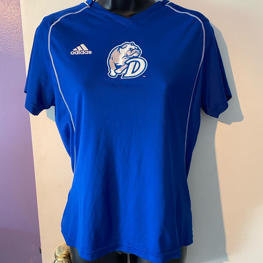 Adidas Drake University Track and Field Bulldog Pullover.  Size Medium